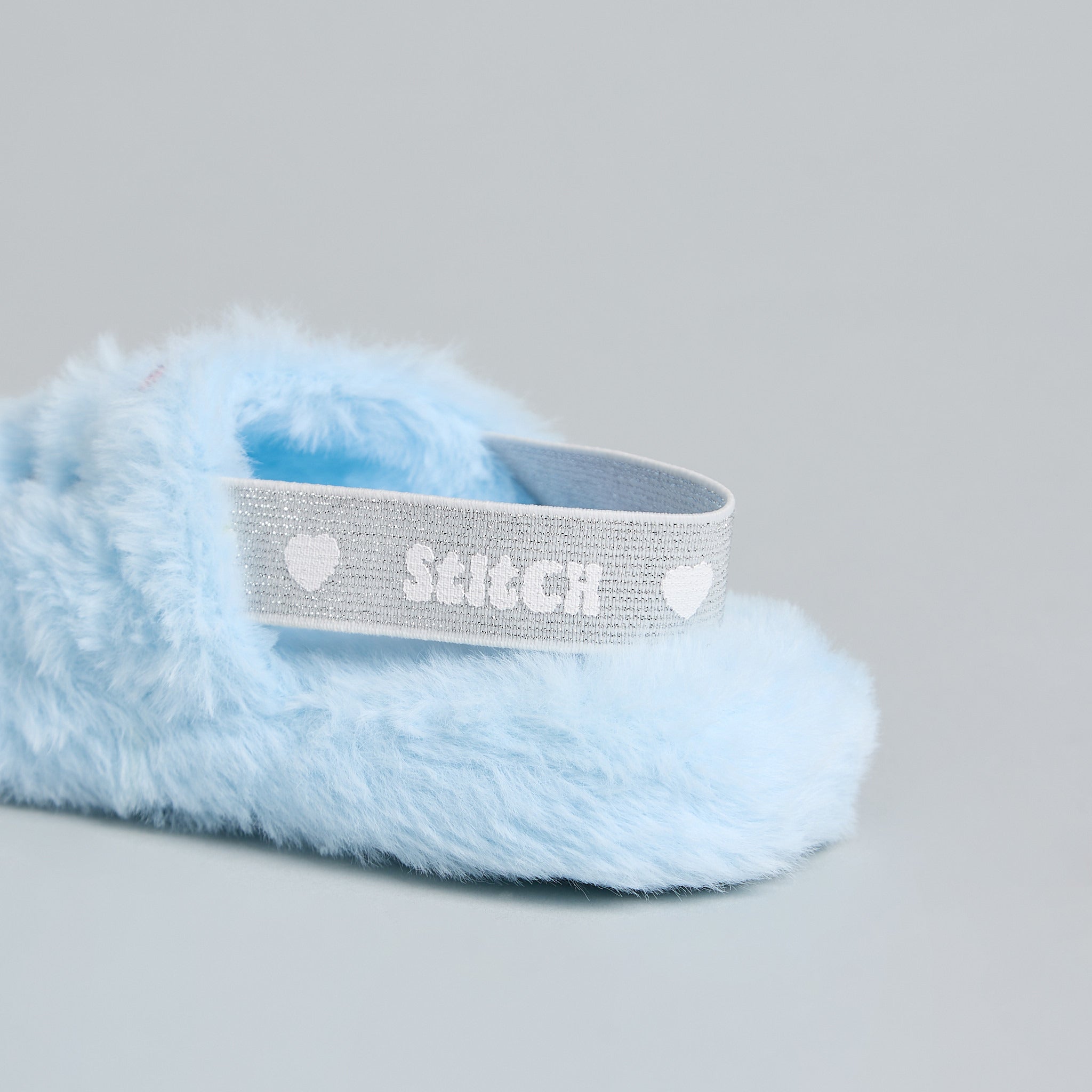 Stitch Embroidered Bedroom Slippers with Backstrap