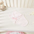 Juniors Heart Print Swaddle Wrap - Pink / Free Size