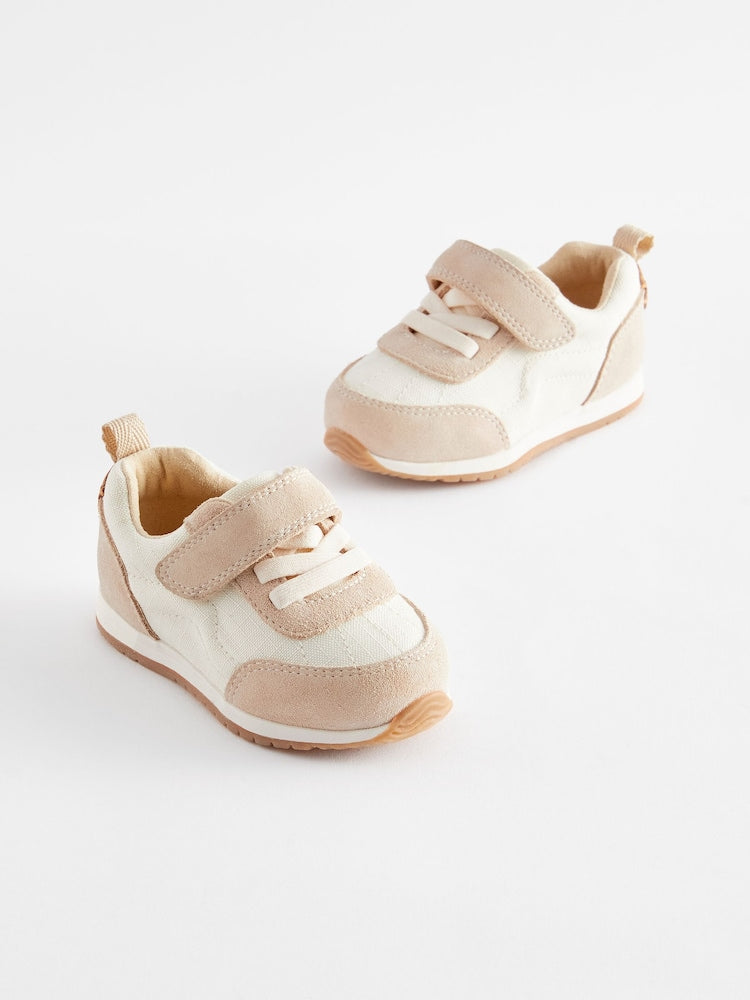 White Neutral Standard Fit (F) First Walker Trainers - White Neutral Standard Fit (F) First Walker / EU 20.5 (UK 4)