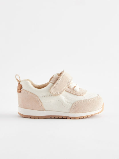 White Neutral Standard Fit (F) First Walker Trainers