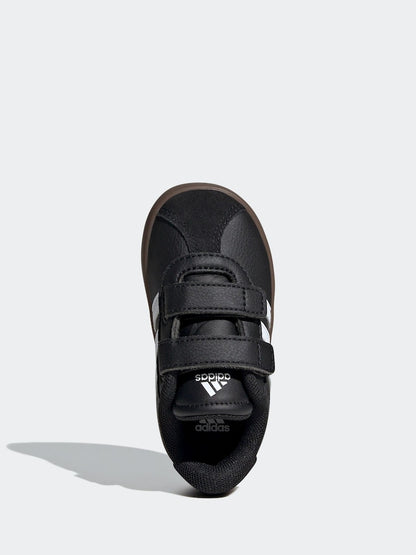 adidas Black/White VL Court 3.0 Hook and Loop Infant Trainers
