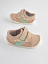 Neutral Dinosaur Scene Wide Fit (G) Crawler Shoes - Neutral Dinosaur Scene / EU 18.5 (UK 2.5)