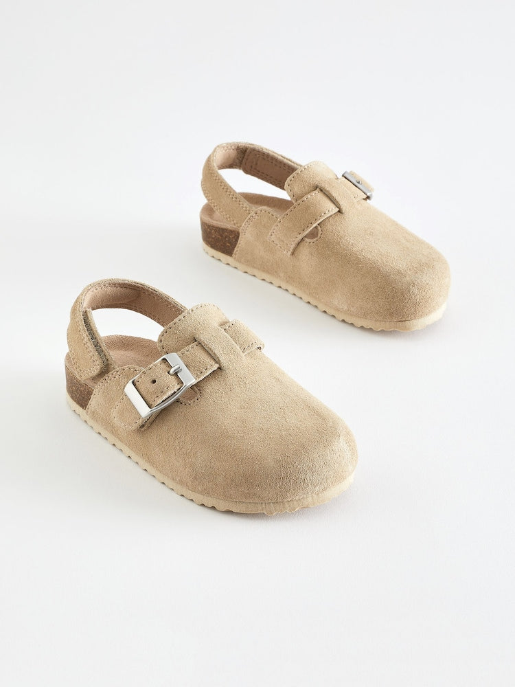 Sand Standard Fit (F) Leather Clogs - EU 30.5 (UK 12)