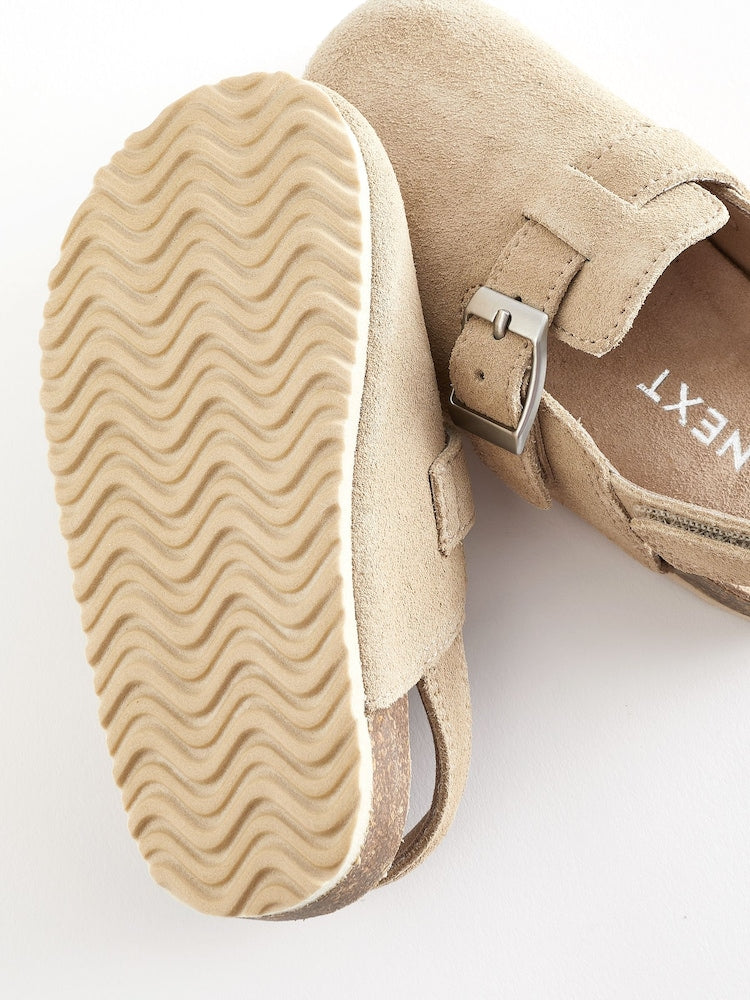 Sand Standard Fit (F) Leather Clogs