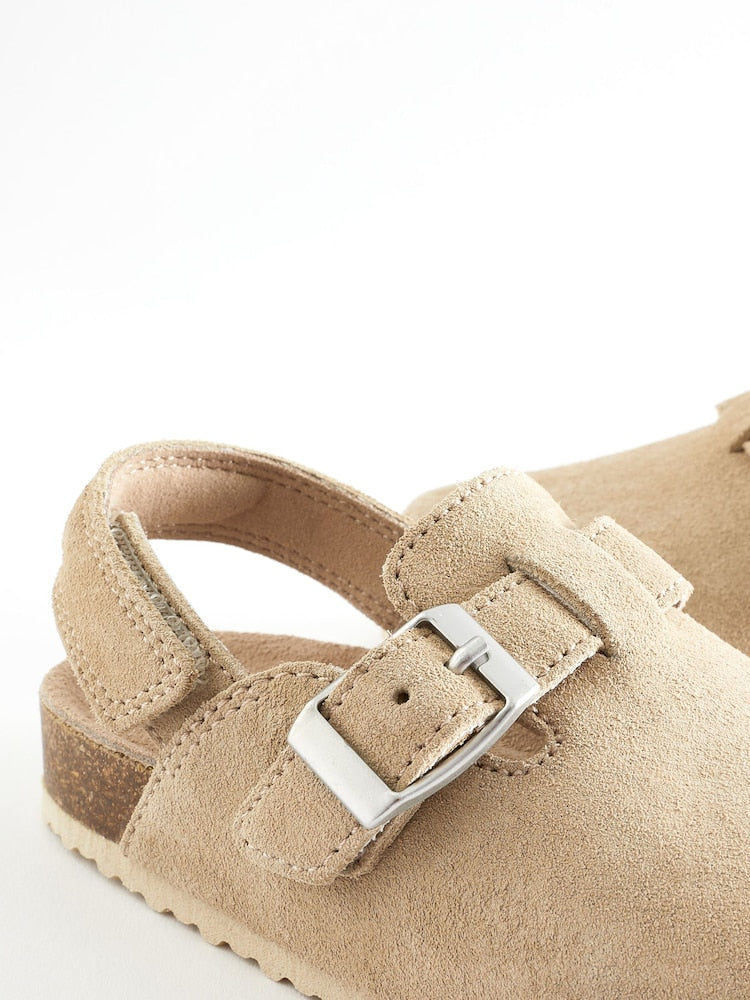 Sand Standard Fit (F) Leather Clogs