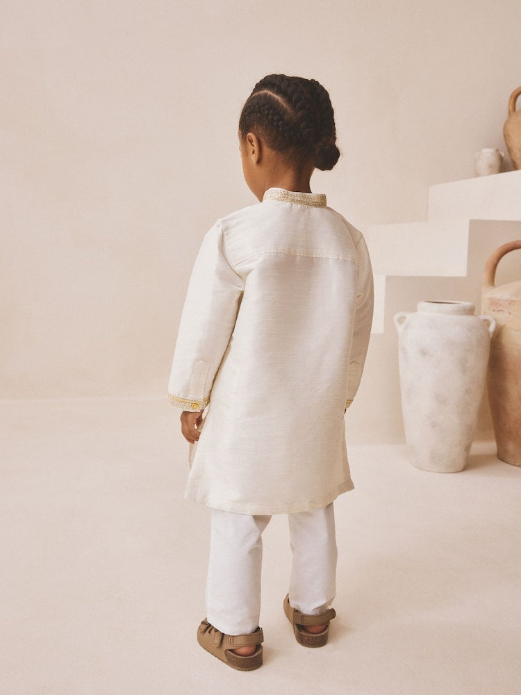 Ivory Kurta Shirt (3mths-16yrs) (3mths-16yrs)