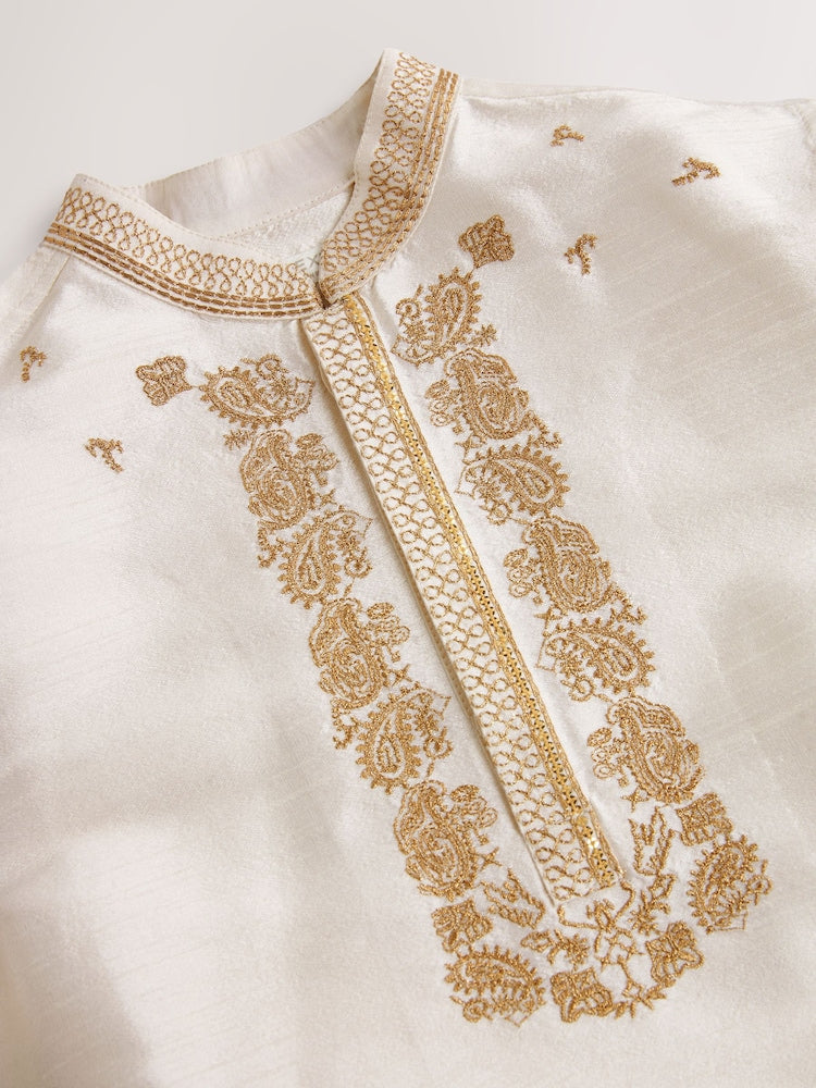 Ivory Kurta Shirt (3mths-16yrs) (3mths-16yrs)