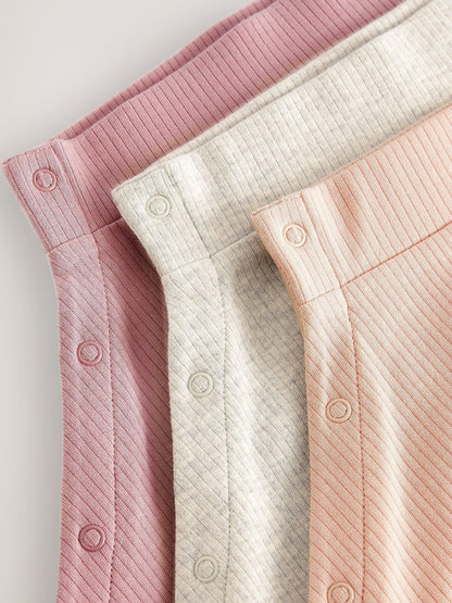 Pink/Grey 3 Pack Hip Dysplasia Baby Leggings (0-3yrs) - Size 44cm (5lb)