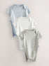 Blue Star Baby Hip Dysplasia Short Sleeve Bodysuits 3 Pack