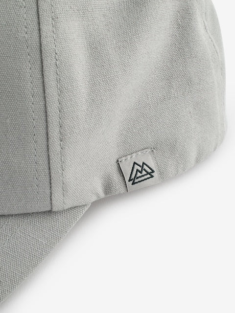 Grey Canvas Cotton Cap 1-16 Years (3mths-16yrs) - Size 1-2 Years (80-92cm)