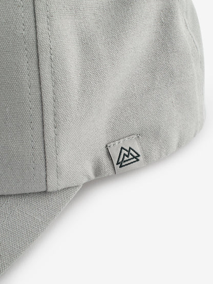 Grey Canvas Cotton Cap 1-16 Years (3mths-16yrs) - Size 1-2 Years (80-92cm)