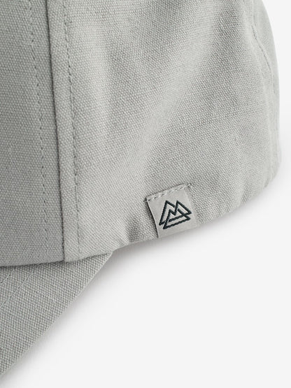 Grey Canvas Cotton Cap 1-16 Years (3mths-16yrs) - Size 1-2 Years (80-92cm)