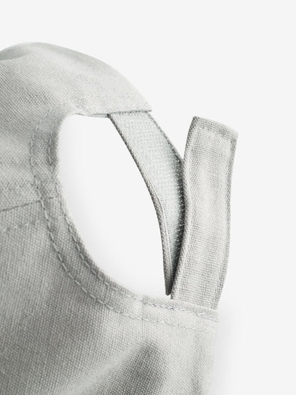 Grey Canvas Cotton Cap 1-16 Years (3mths-16yrs) - Size 1-2 Years (80-92cm)