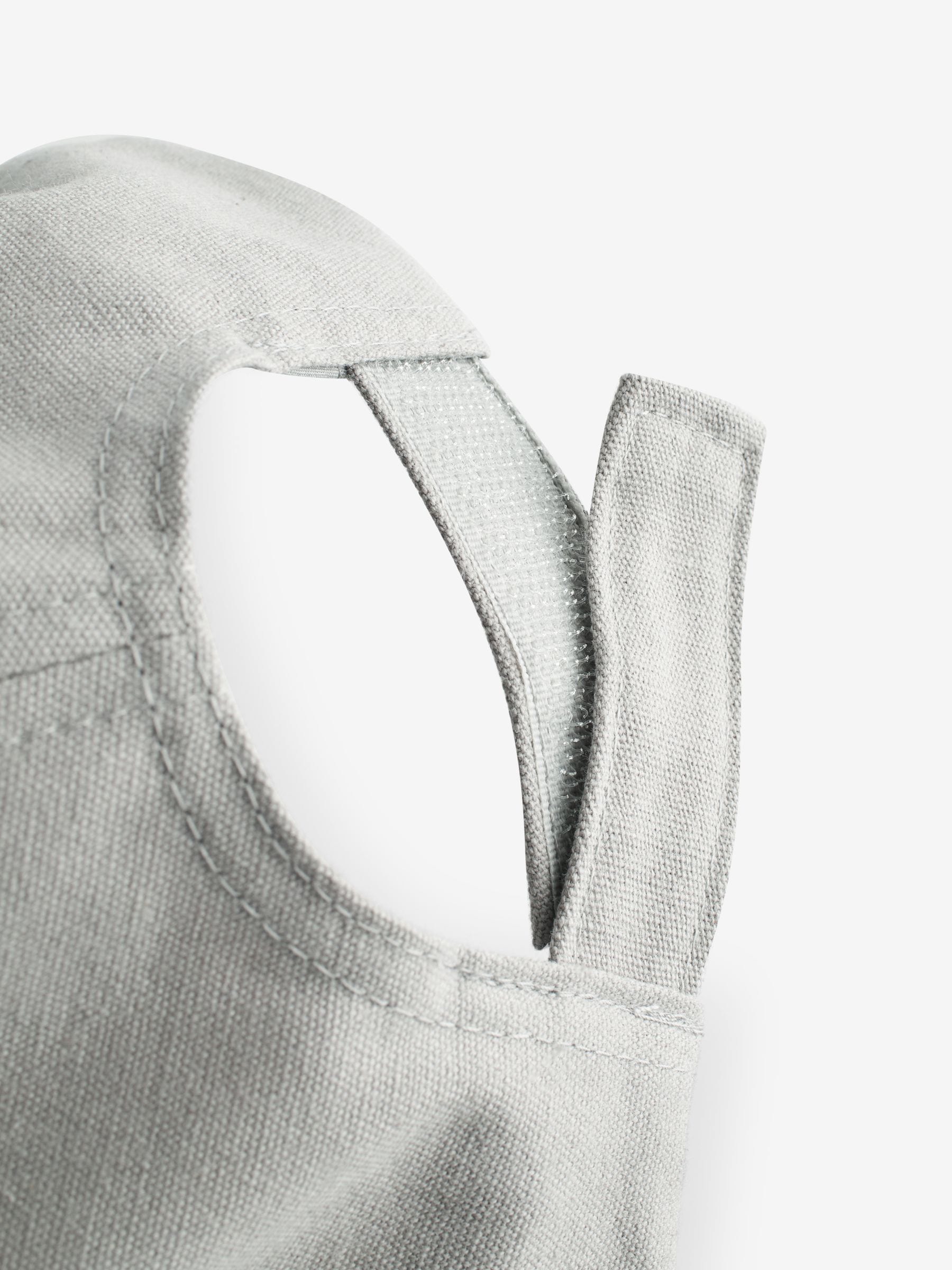 Grey Canvas Cotton Cap 1-16 Years (3mths-16yrs) - Size 1-2 Years (80-92cm)