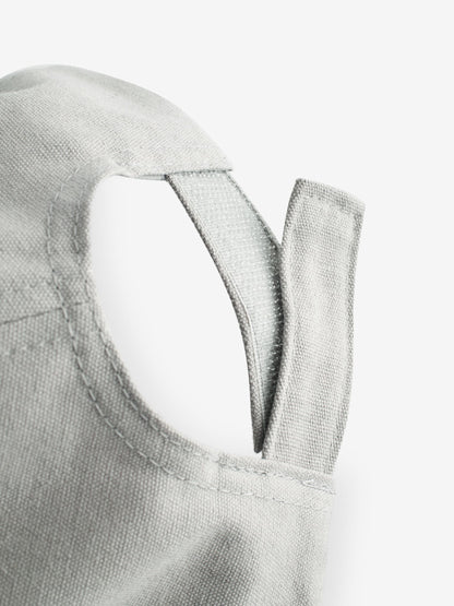 Grey Canvas Cotton Cap 1-16 Years (3mths-16yrs) - Size 1-2 Years (80-92cm)