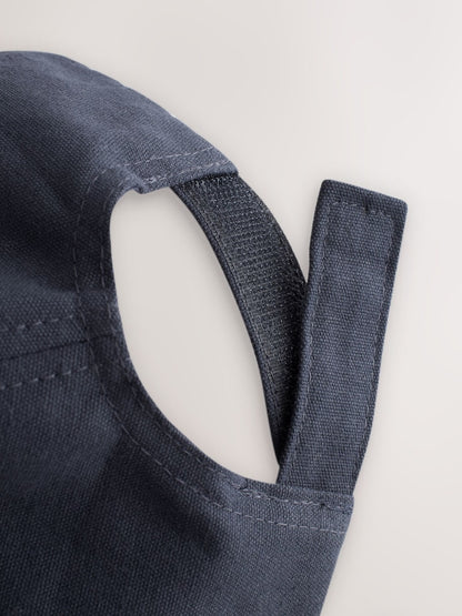 Navy Blue Canvas Cotton Cap 1-16 Years (3mths-16yrs) - Size 1-2 Years (80-92cm)