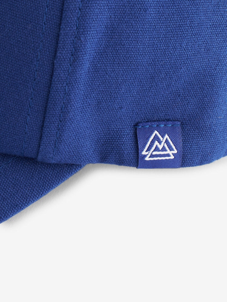 Cobalt Blue Canvas Cotton Cap 1-16 Years (3mths-16yrs)