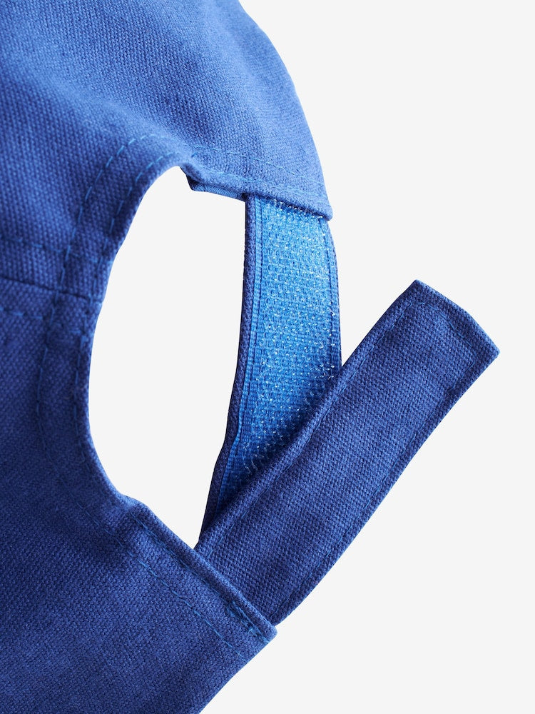 Cobalt Blue Canvas Cotton Cap 1-16 Years (3mths-16yrs)