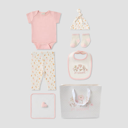 Juniors 8-Piece Printed Clothing Gift Set - Multicolour / 0-3 mths
