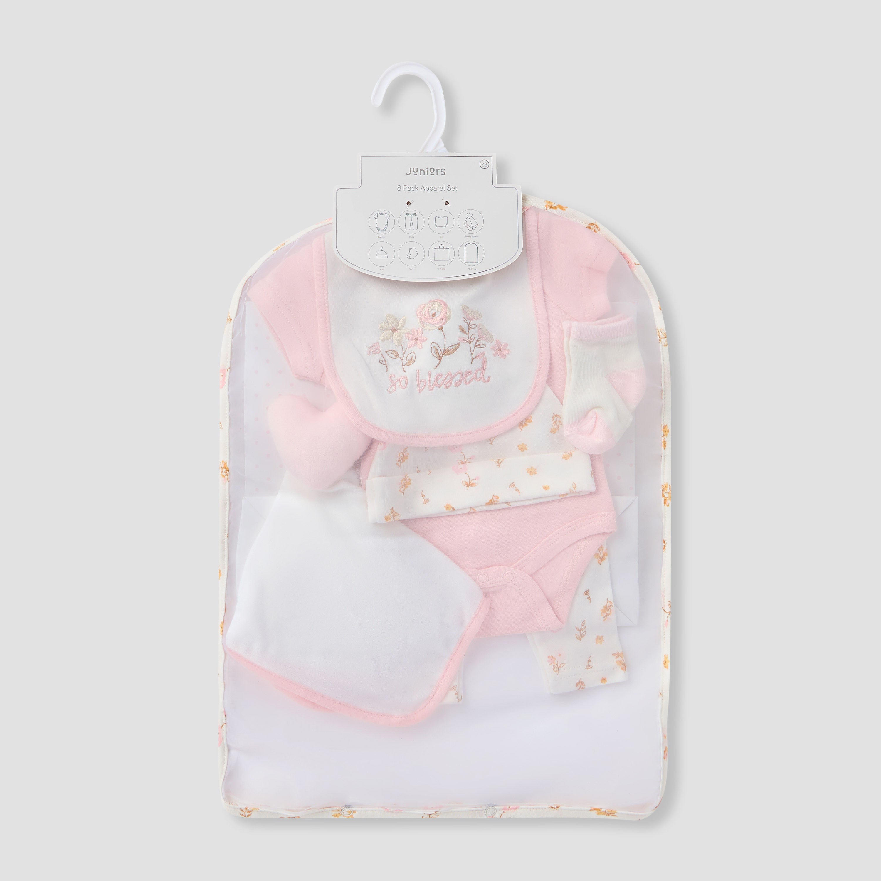 Juniors 8-Piece Printed Clothing Gift Set