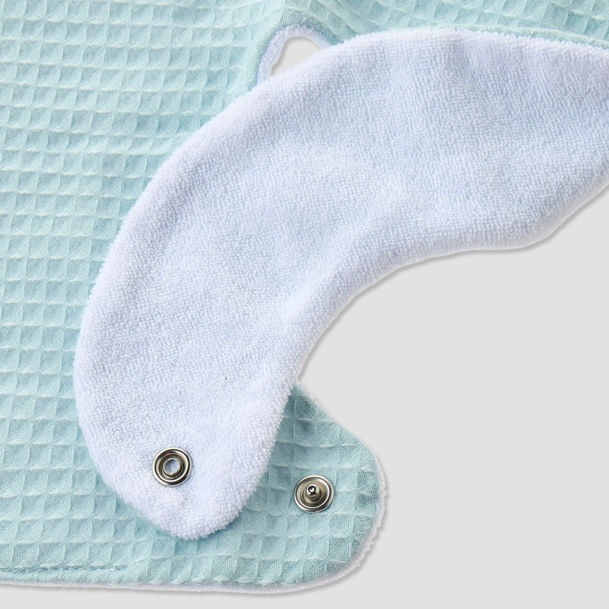Pack of 2 Juniors Baby Bib with Snap Button Closure