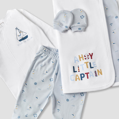 Set of 9 Juniors Clothing Gift Set with Nautical Print
