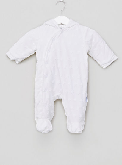 Juniors Hooded Closed Feet Sleepsuit-baby-girls-clothing-nightwear-sleepsuits-image-1