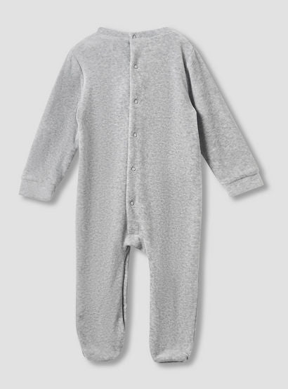 Disney Crew Neck Sleepsuit with Mickey Mouse Print and Cap - Long Sleeves-baby-boys-clothing-nightwear-sleepsuits-image-3