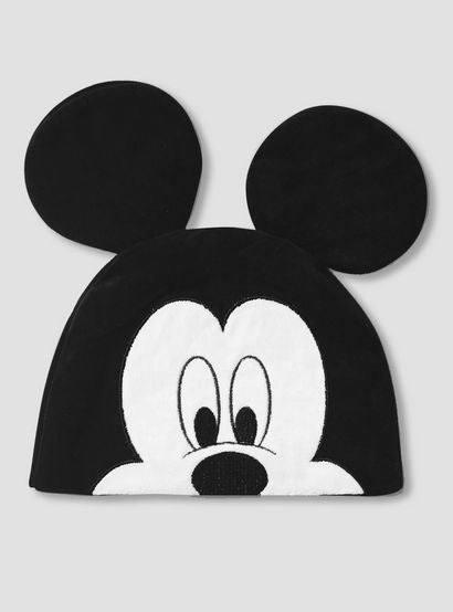 Disney Crew Neck Sleepsuit with Mickey Mouse Print and Cap - Long Sleeves-baby-boys-clothing-nightwear-sleepsuits-image-6