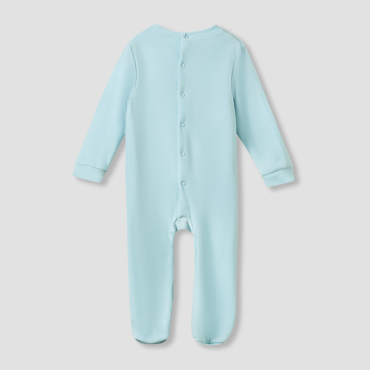 Disney Crew Neck Sleepsuit with Daisy Duck Print and Cap - Long Sleeves