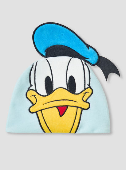 Disney Crew Neck Sleepsuit with Daisy Duck Print and Cap - Long Sleeves-baby-boys-clothing-nightwear-sleepsuits-image-6