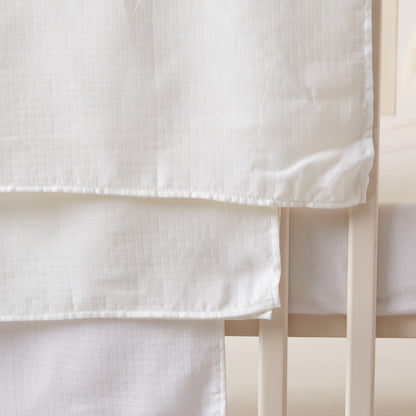 Juniors 3-Piece Checked Blanket Set - 110x90 cms