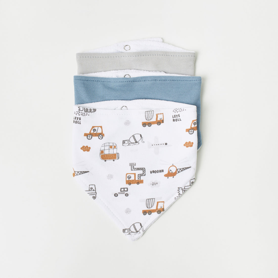 Juniors 5-Piece Printed Bibs and Booties Set