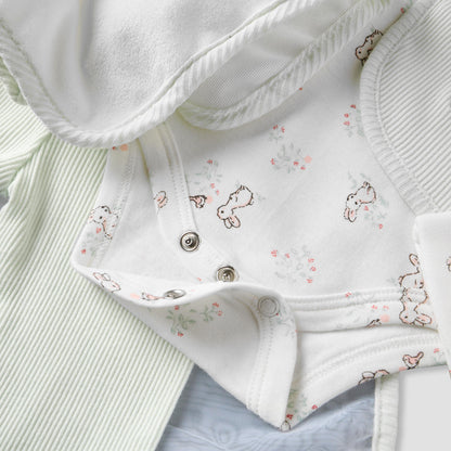 Set of 8 Juniors Clothing Gift Set with Bunny Print