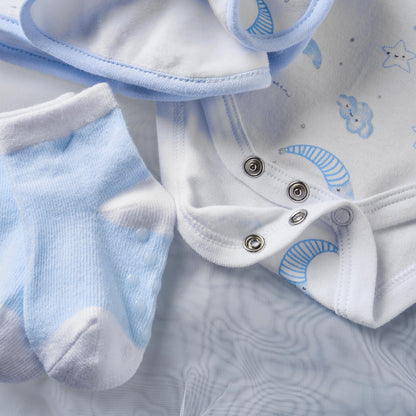 Set of 8 Juniors Clothing Gift Set with Moon Print
