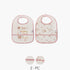Juniors Printed Bib with Hook and Loop Closure - Set of 2