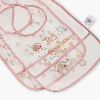 Juniors Printed Bib with Hook and Loop Closure - Set of 2