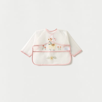 Juniors Graphic Print Long Sleeves Bib with Hook and Loop Closure