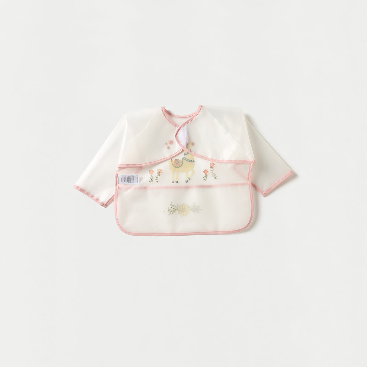 Juniors Graphic Print Long Sleeves Bib with Hook and Loop Closure