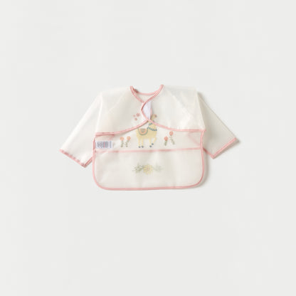 Juniors Graphic Print Long Sleeves Bib with Hook and Loop Closure