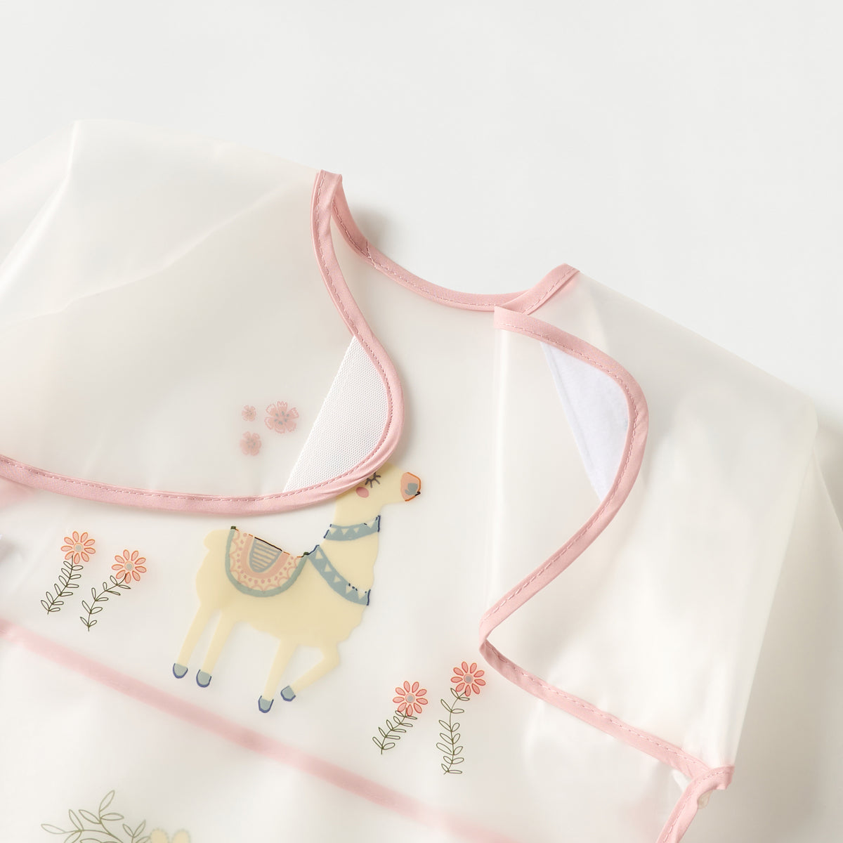 Juniors Graphic Print Long Sleeves Bib with Hook and Loop Closure