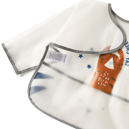 Juniors Graphic Print Long Sleeves Bib with Hook and Loop Closure