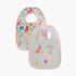 Juniors Printed Peva Bib with Hook and Loop Closure - Set of 2