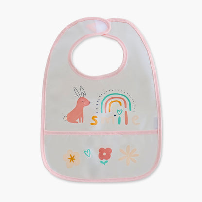 Juniors Printed Peva Bib with Hook and Loop Closure - Set of 2