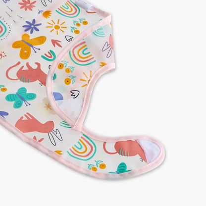 Juniors Printed Peva Bib with Hook and Loop Closure - Set of 2