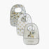 Juniors Printed Peva Bib with Hook and Loop Closure - Set of 3