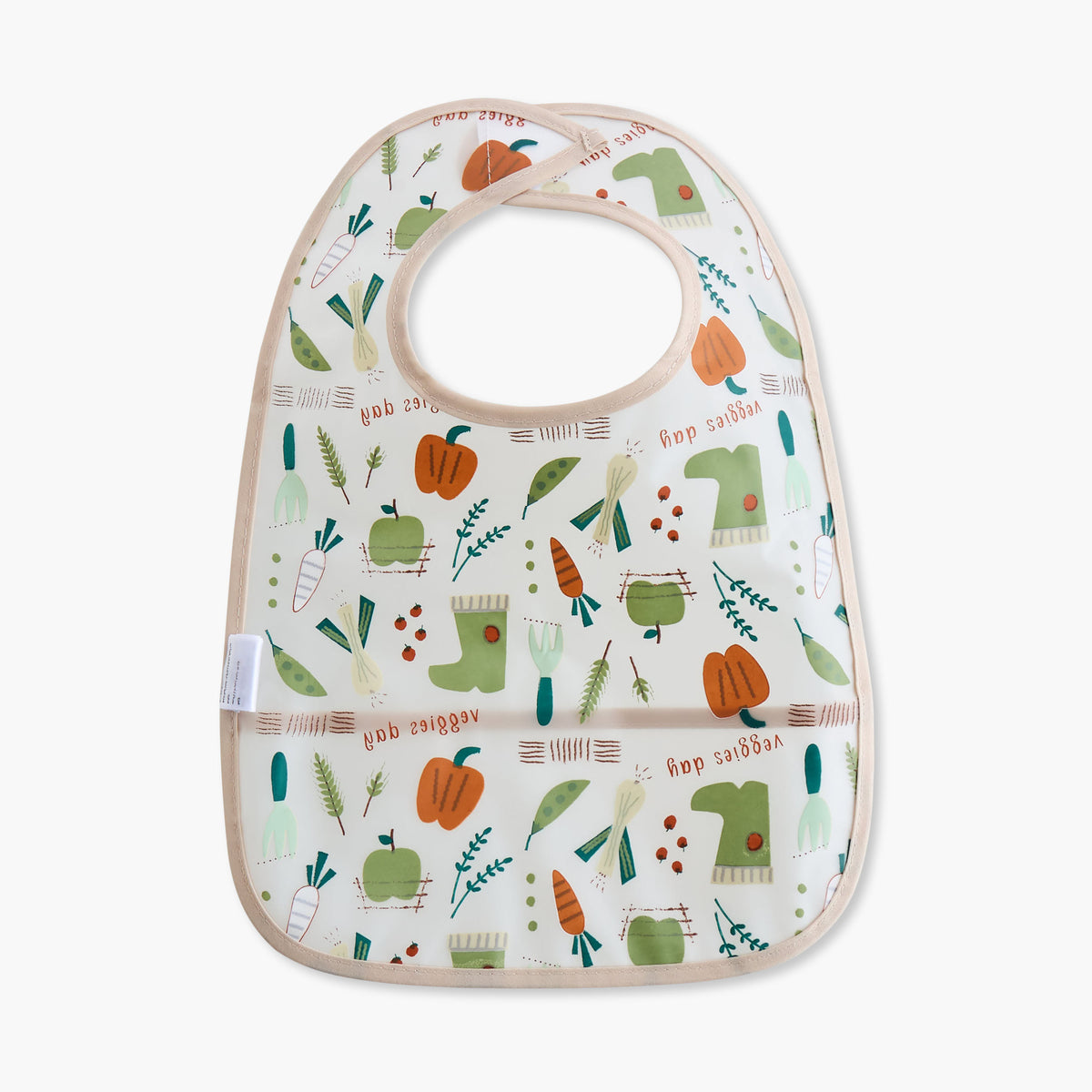 Juniors Printed Peva Bib with Hook and Loop Closure - Set of 3