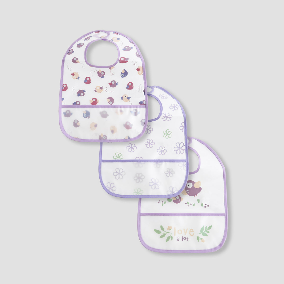 Juniors Printed Bib - Set of 3