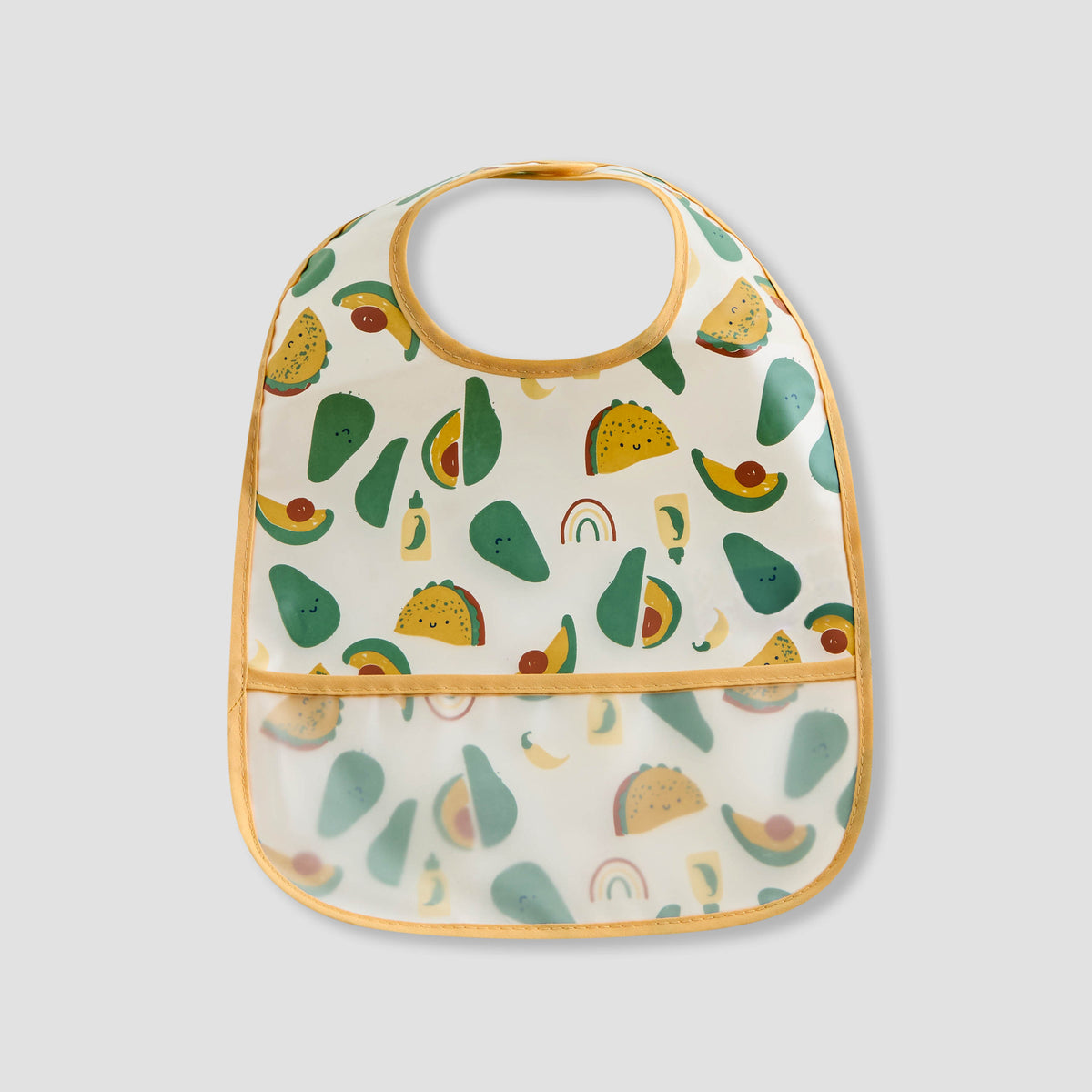 Juniors Printed Bib with Snap Button Closure - Set of 3