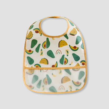 Juniors Printed Bib with Snap Button Closure - Set of 3